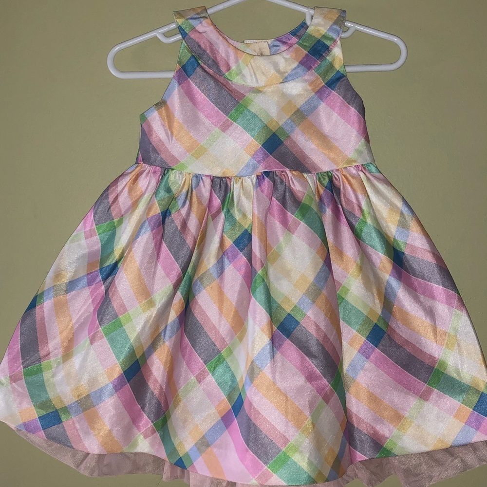 Baby girl and toddler matching dresses